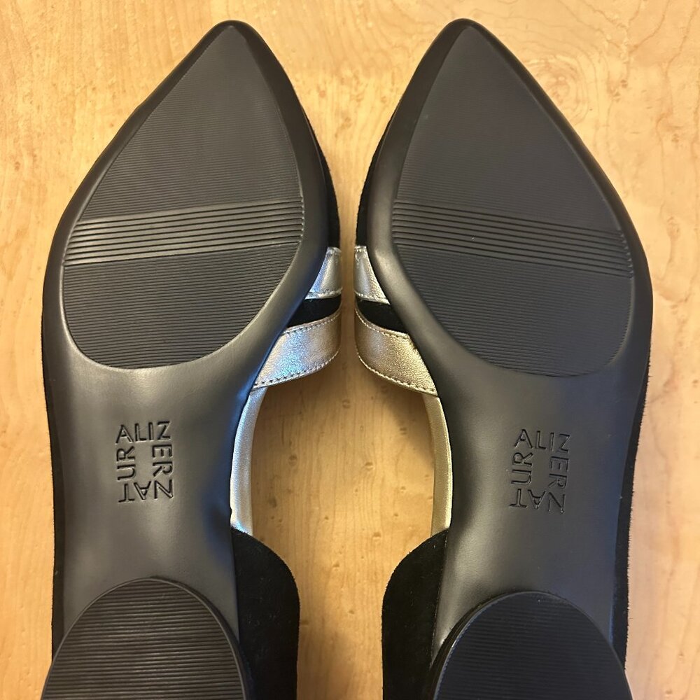 NWOT Naturalizer Henrietta D'Orsay Pointed Toe Ballet Flat size- 8.5 - Picture 4 of 5